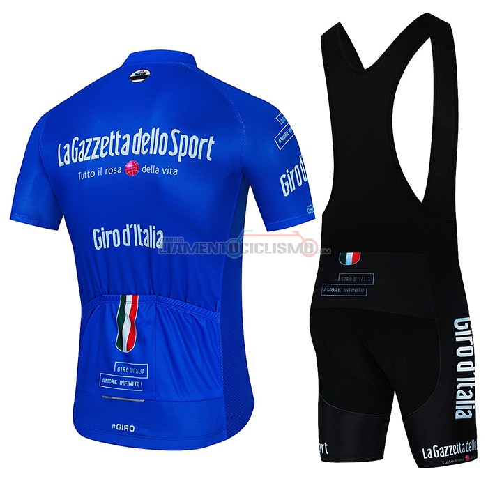 Abbigliamento Ciclismo Giro d'Italia Manica Corta 2022 Scuro Blu
